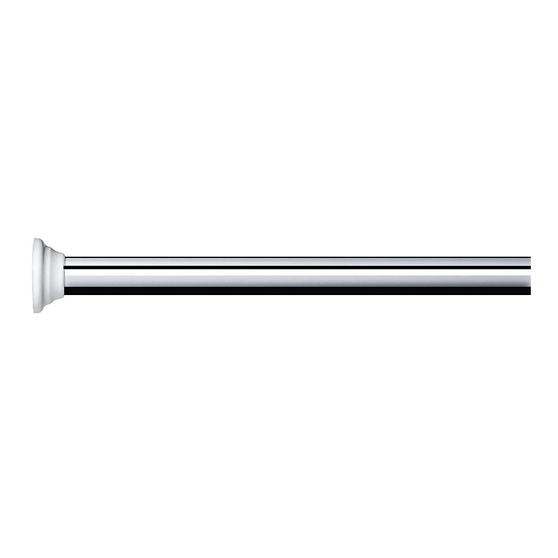 Extendable Telescopic Shower Rod - Polished Aluminium Extendable Telescopic Shower Rod - Polished Aluminium