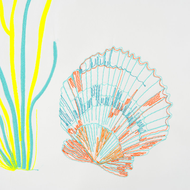 Individualization Embroidery Design Shell Individualization Embroidery Design Shell