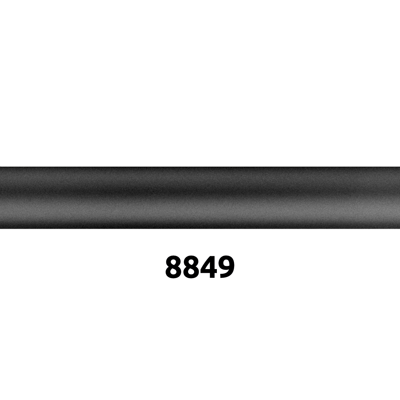 Black Shower Curtain Bar - Wall to Wall Mount - A100 Black Shower Curtain Bar - Wall to Wall Mount - A100