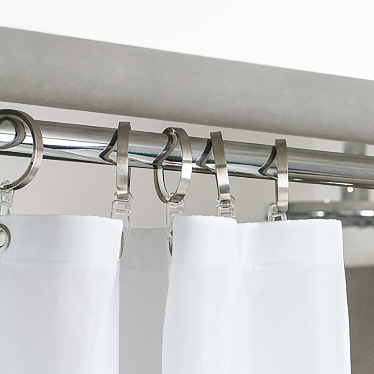 Shower Curtain Ring Scratch Protected - Stainless Steel  Shower Curtain Ring Scratch Protected - Stainless Steel