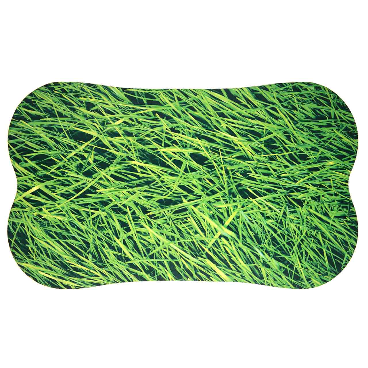 Non-Slip Rubber Bath & Shower Mat - 70x40cm - Green Gras Design Non-Slip Rubber Bath & Shower Mat - 70x40cm - Green Gras Design