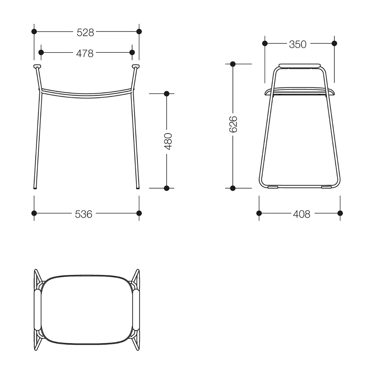 Duschhocker - Leicht - mit Stützgriffen - HEWI Duschhocker - Leicht - mit Stützgriffen - HEWI