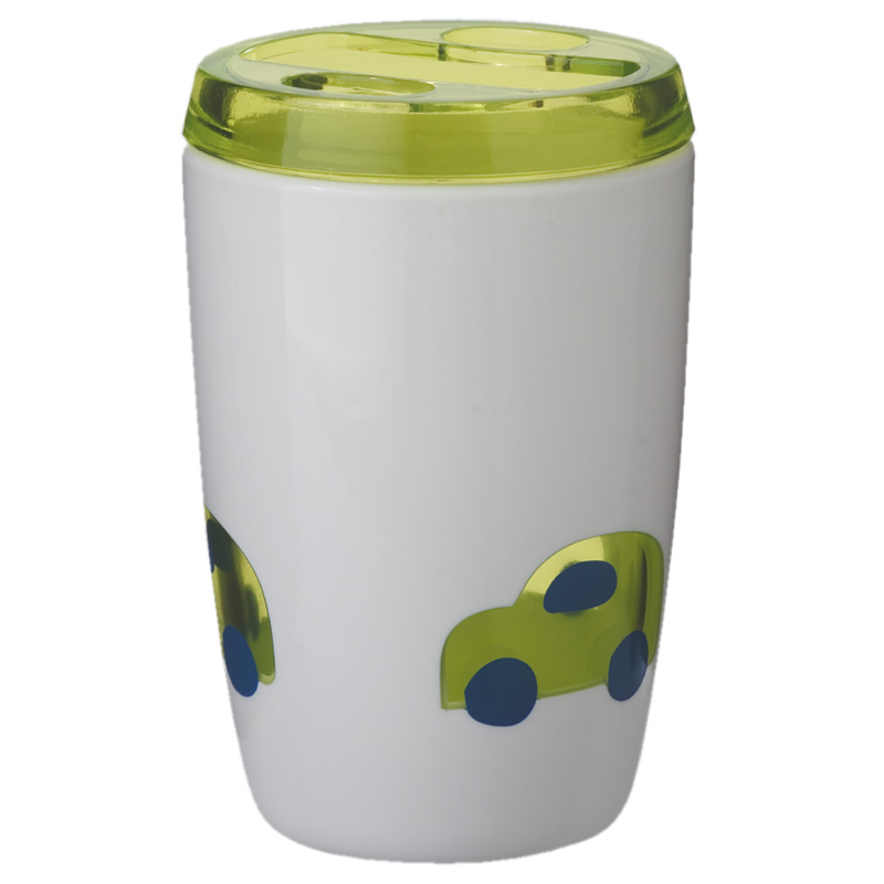 Kid's Toothbrush Holder - Traffic Green