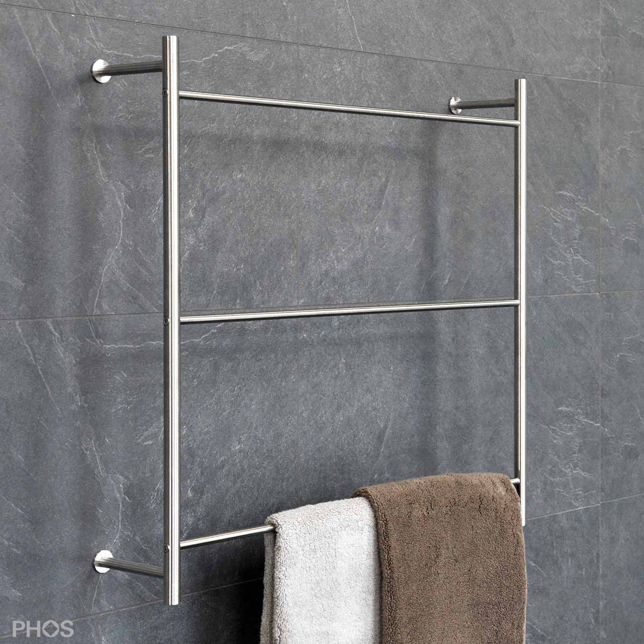 PHOS Handtuchleiter HTL W - Wandmontage - Edelstahl PHOS Handtuchleiter HTL W - Wandmontage - Edelstahl