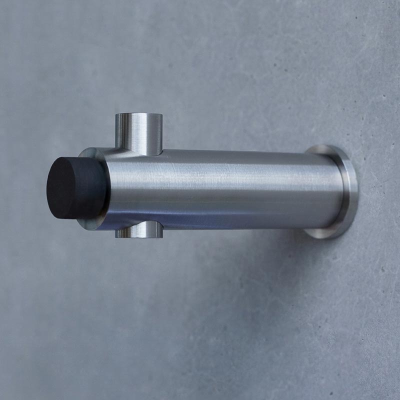 PHOS Handtuchhalter mit Wandtürstopper Funktion - Edelstahl PHOS Handtuchhalter mit Wandtürstopper Funktion - Edelstahl