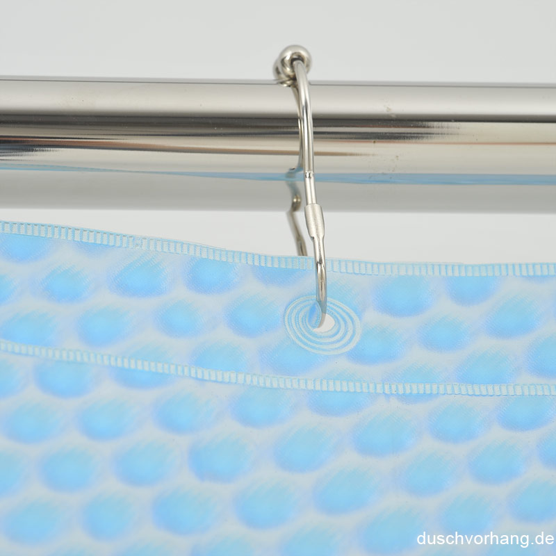 Plastic Shower Curtain 180x180 Orbule Blue Pearl Plastic Shower Curtain 180x180 Orbule Blue Pearl