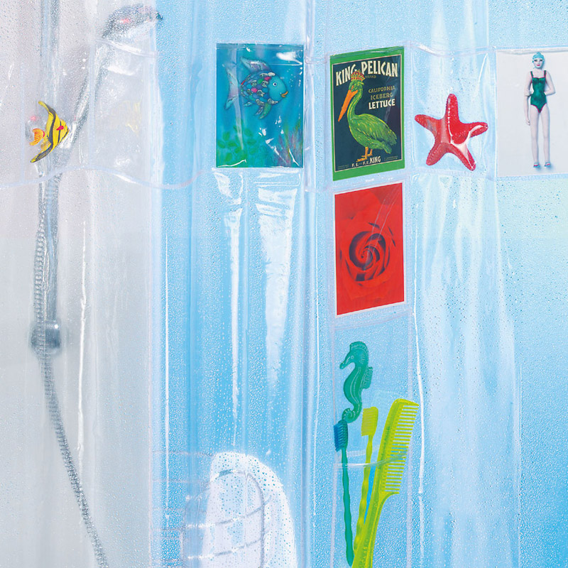 Plastic Shower Curtain 180x200 Postcard Clear Plastic Shower Curtain 180x200 Postcard Clear