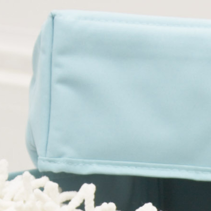 Laundry Hamper - with Lid & Handle - Sky Blue - 30x30x60cm - Foldable Laundry Hamper - with Lid & Handle - Sky Blue - 30x30x60cm - Foldable