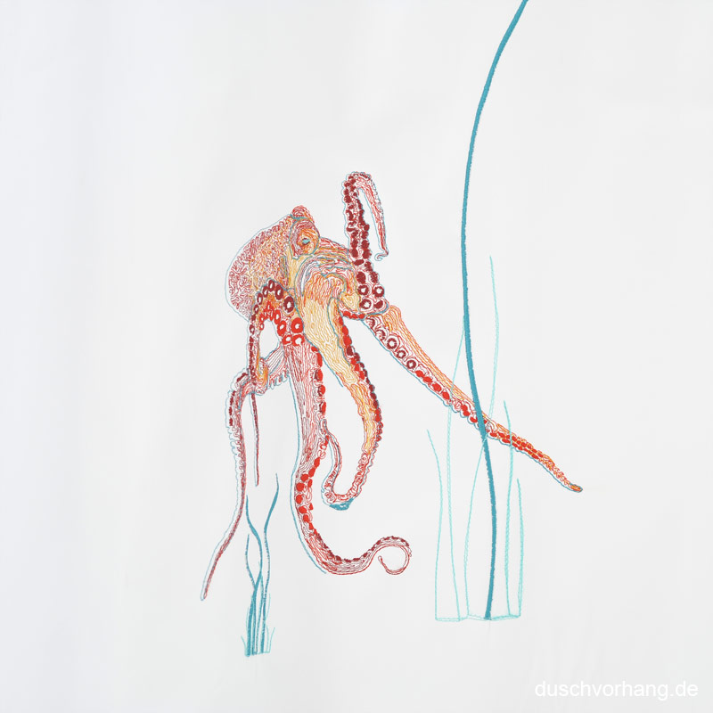 Individualization Embroidery Octopus Design Individualization Embroidery Octopus Design