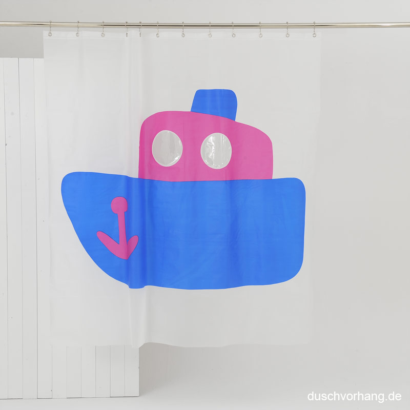 Eco-Plastic Shower Curtain 180x180 Ferry Ship Eco-Plastic Shower Curtain 180x180 Ferry Ship