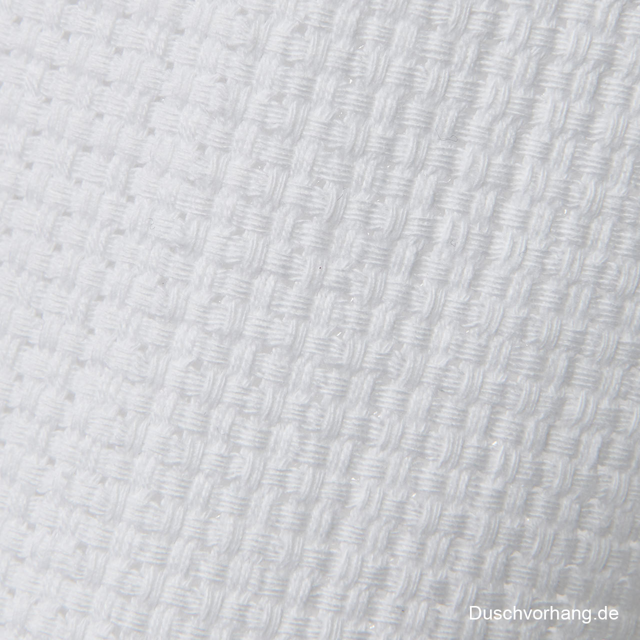 Textile Shower Curtain 180x200 White Cotton Piquee Textile Shower Curtain 180x200 White Cotton Piquee