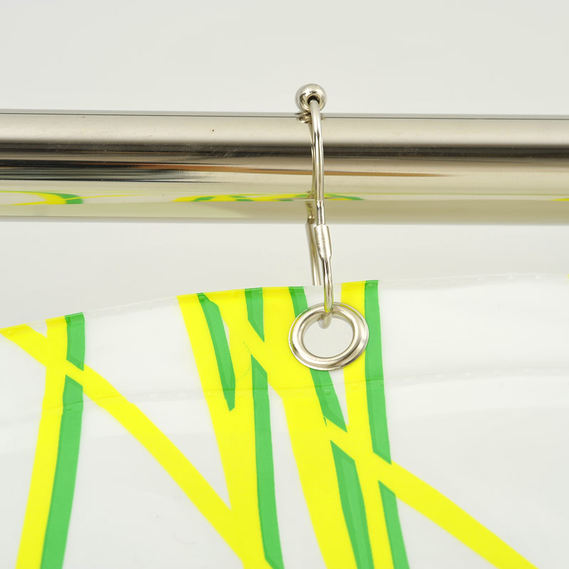 Eco-Plastic Shower Curtain 180x200 Spaghetti Green Eco-Plastic Shower Curtain 180x200 Spaghetti Green