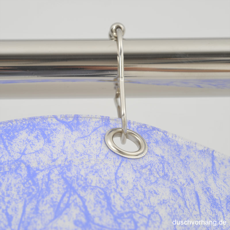 Eco-Plastic Shower Curtain 180x180 Rice Paper Blue Eco-Plastic Shower Curtain 180x180 Rice Paper Blue