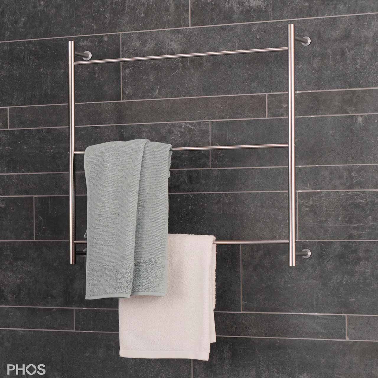 PHOS Handtuchleiter HTL W - Wandmontage - Edelstahl PHOS Handtuchleiter HTL W - Wandmontage - Edelstahl