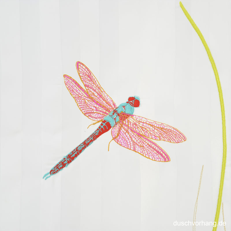 Individualization Embroidery Motif Dragonfly Colour Individualization Embroidery Motif Dragonfly Colour