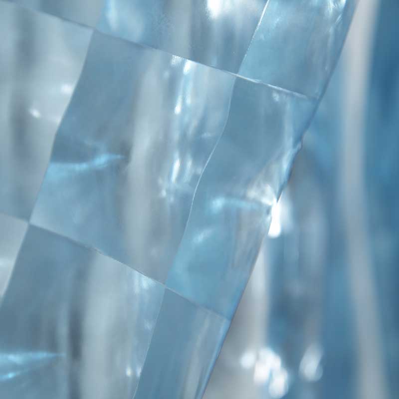 Plastic Shower Curtain 180x180 3d Glass Block Blue Plastic Shower Curtain 180x180 3d Glass Block Blue