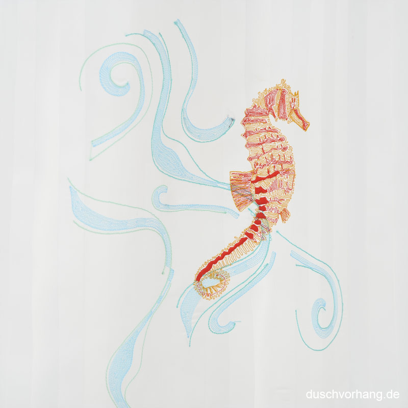Individualization Embroidery Motif Sea Horse Individualization Embroidery Motif Sea Horse