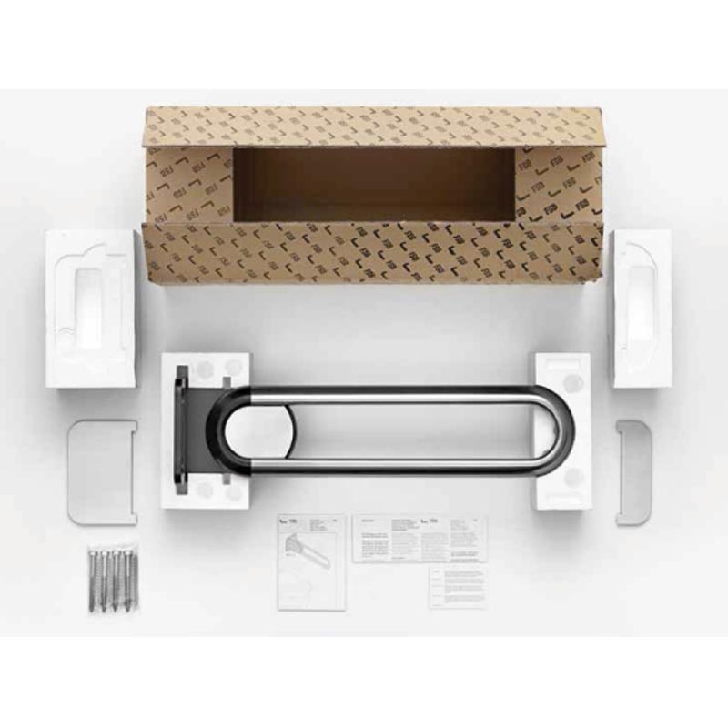 Haltegriff für Bad Dusche WC - Klappbar - Wandmontage - ErgoSystem E300 Haltegriff für Bad Dusche WC - Klappbar - Wandmontage - ErgoSystem E300