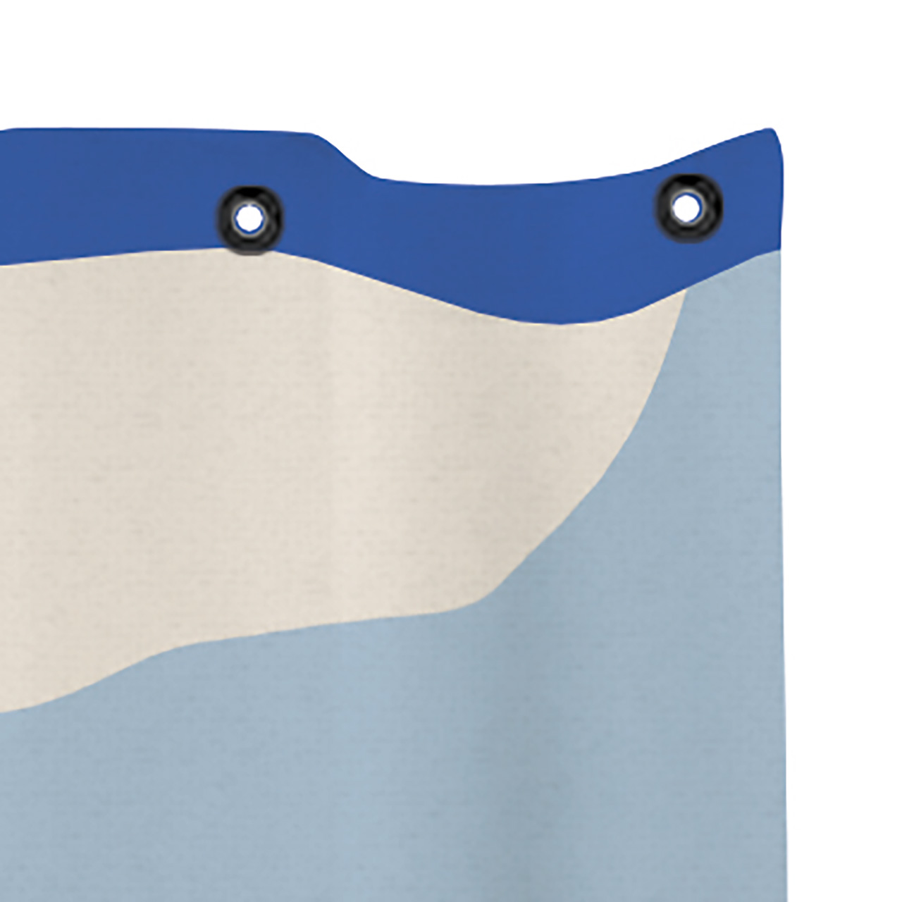 Textile Shower Curtain 150x200 - Nova Arte Blue - Textile Shower Curtain 150x200 - Nova Arte Blue -