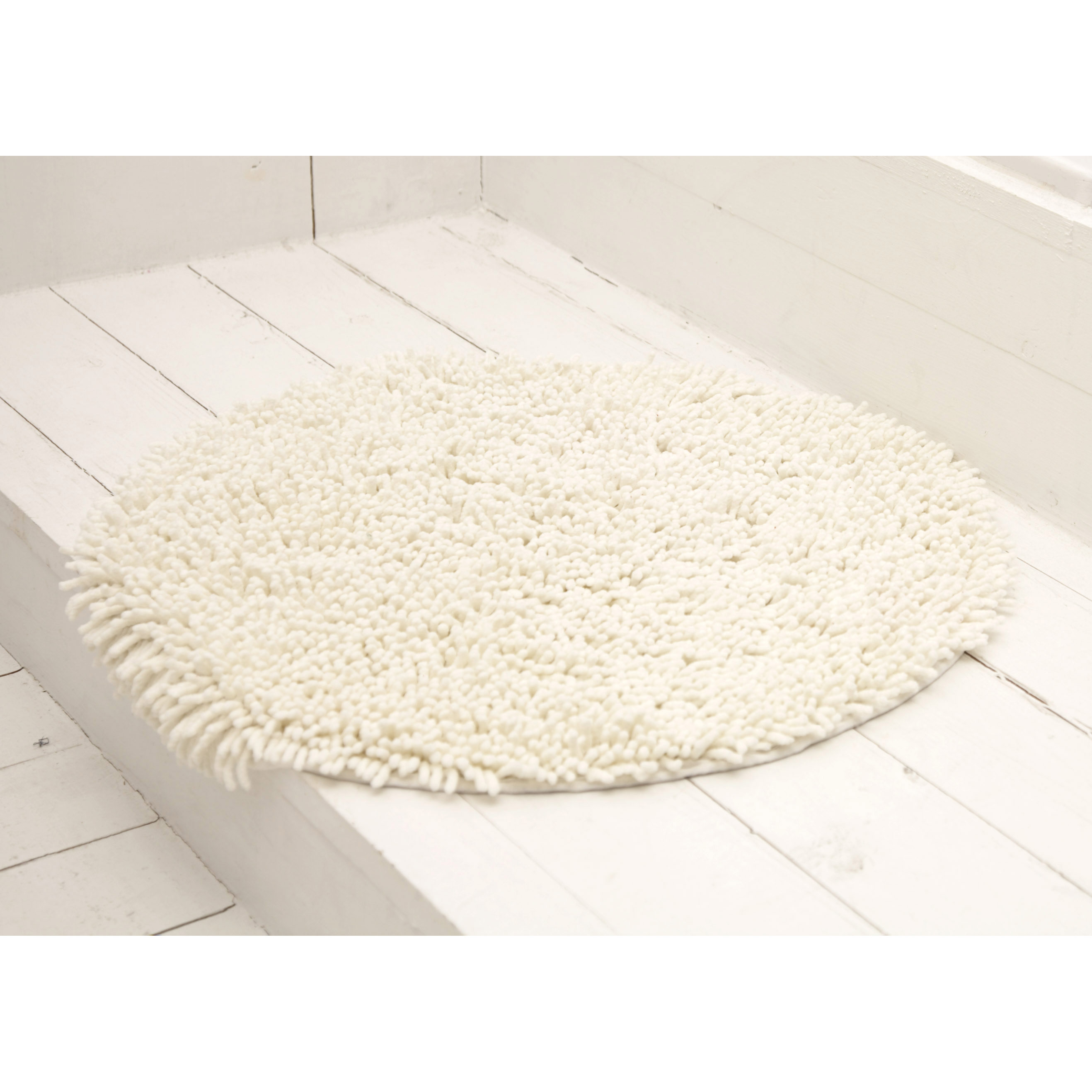 Badteppich rund Chenille Violet Tulip Badteppich rund Chenille Violet Tulip