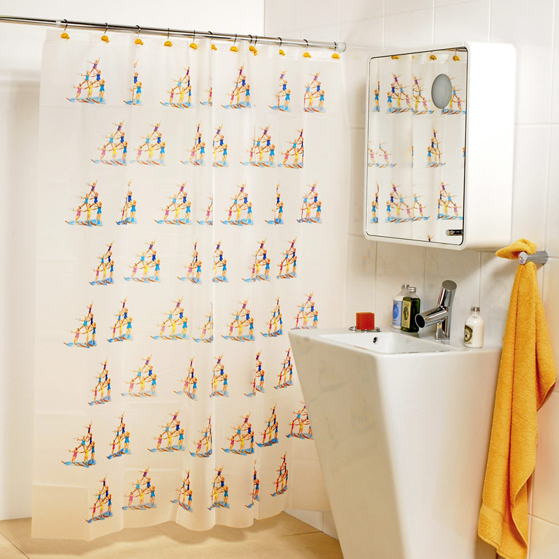 Eco-Plastic Shower Curtain 180x180 Water Ski Eco-Plastic Shower Curtain 180x180 Water Ski