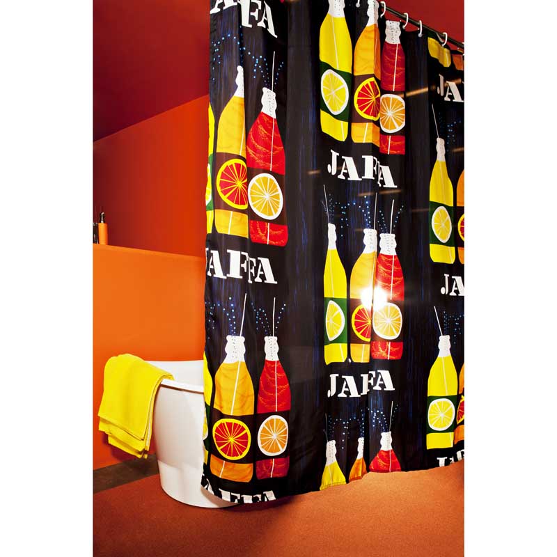 Vallila Textile Shower Curtain 180x200 Jaffa 1959 Blue