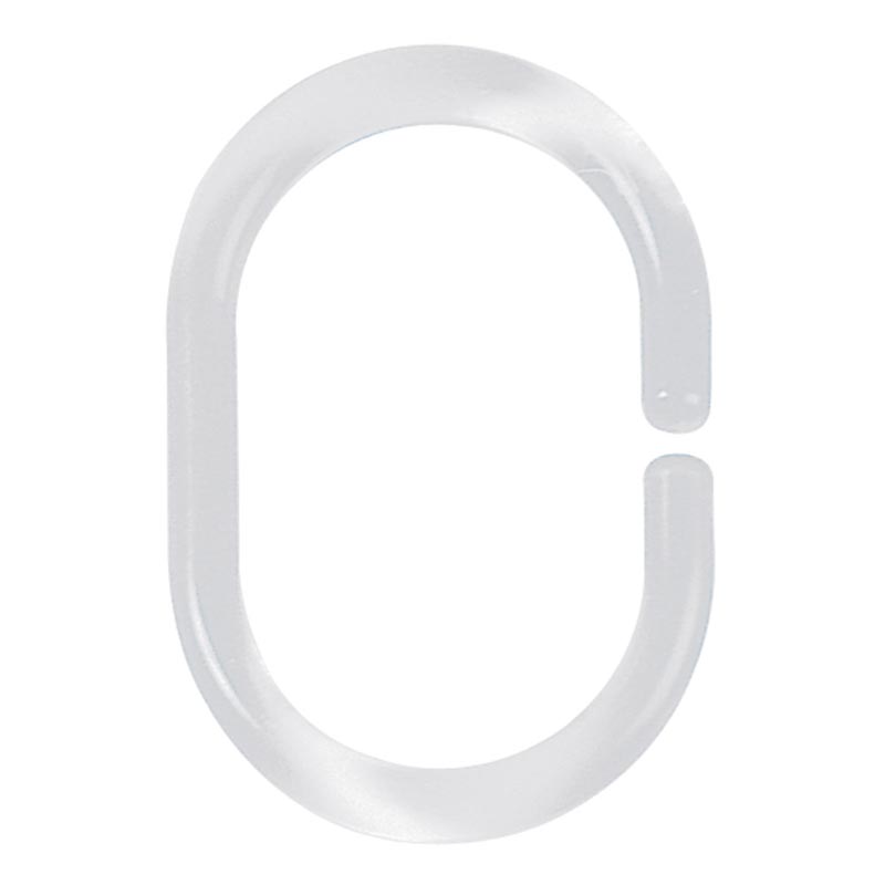 PVC Shower Curtain Hook Plastic Clear Transparent PVC Shower Curtain Hook Plastic Clear Transparent