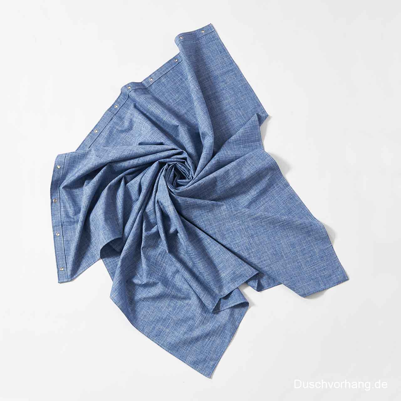 Textile Shower Curtain 180x200 Blue