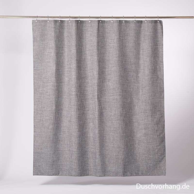 Textile Shower Curtain 180x200 Grey Graphite  Textile Shower Curtain 180x200 Grey Graphite