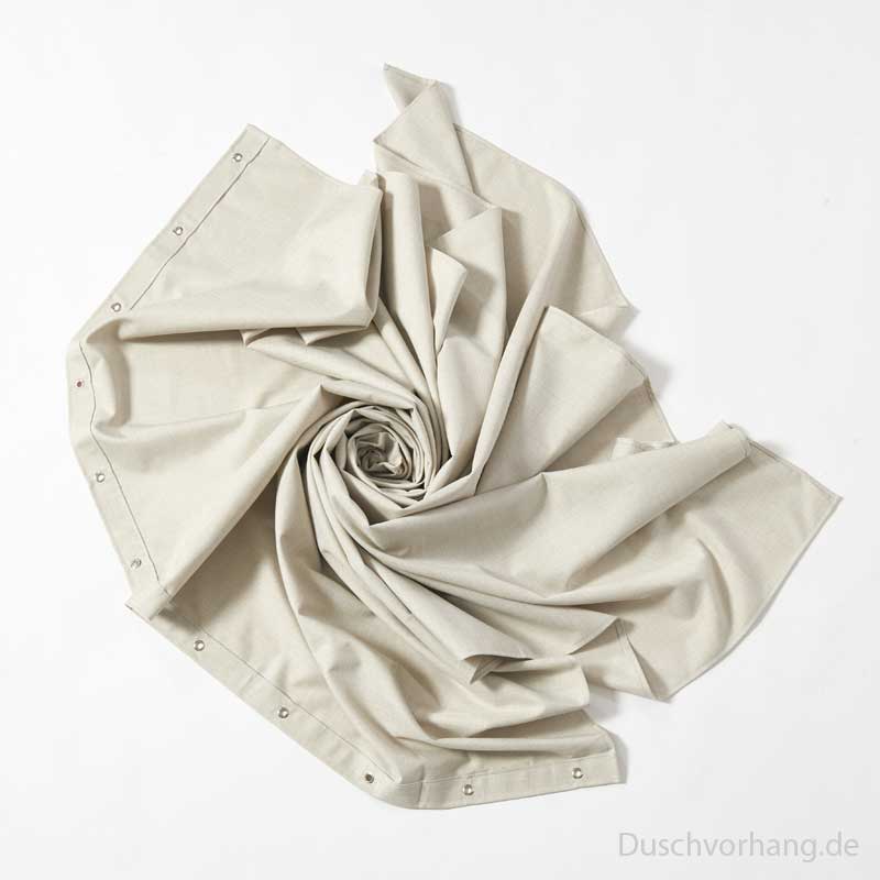 Textile shower curtain Beige 180x200 Textile shower curtain Beige 180x200