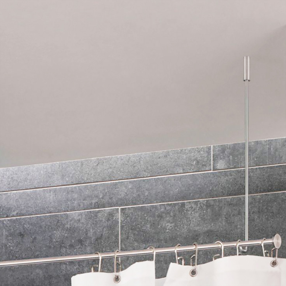 Shower Curtain Rod Straight - ceiling hold only - Stainless Steel Shower Curtain Rod Straight - ceiling hold only - Stainless Steel