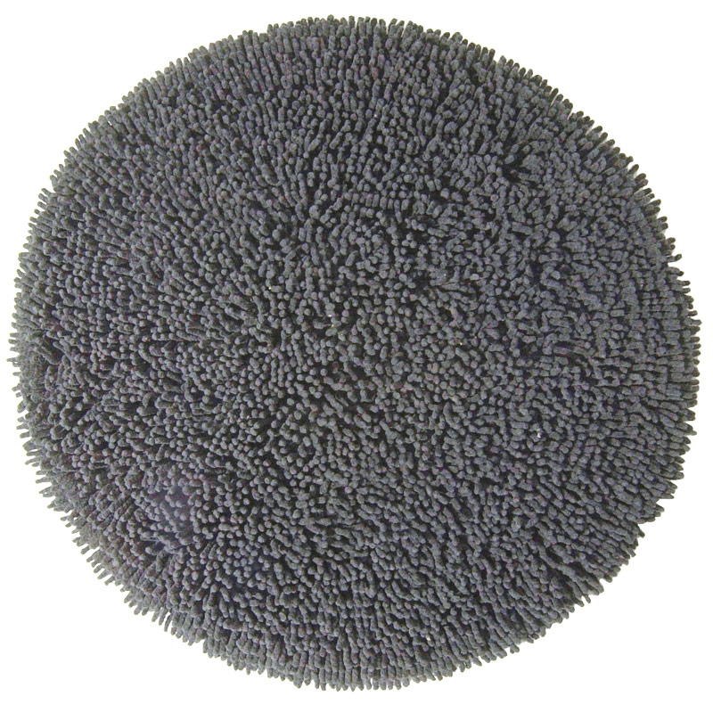Round Bathroom Carpet Chenille Charcoal Anthrazit Round Bathroom Carpet Chenille Charcoal Anthrazit