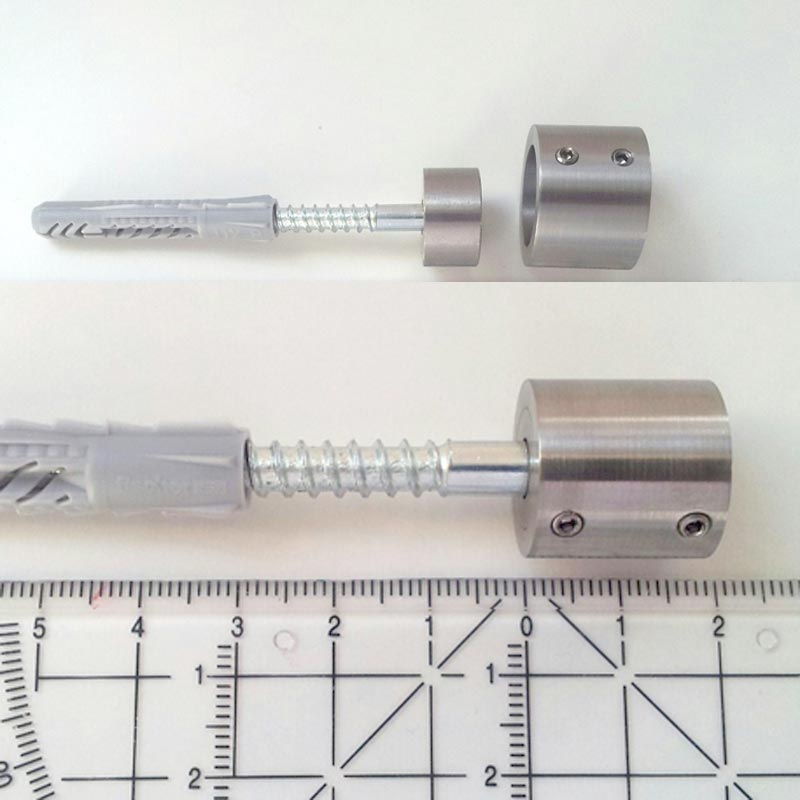 Shower Curtain Bar DSRN - Dia 20 mm - Wall Mount - Stainless Steel Shower Curtain Bar DSRN - Dia 20 mm - Wall Mount - Stainless Steel