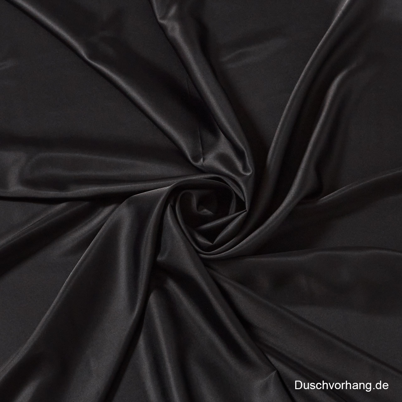 Textil Duschvorhang Schwarz