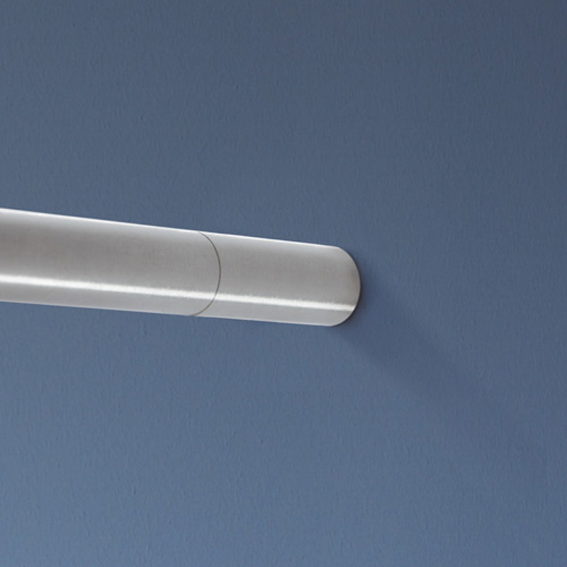 Shower Curtain Rod Half Circle DR70HD - Ceiling Mount - Stainless Steel
