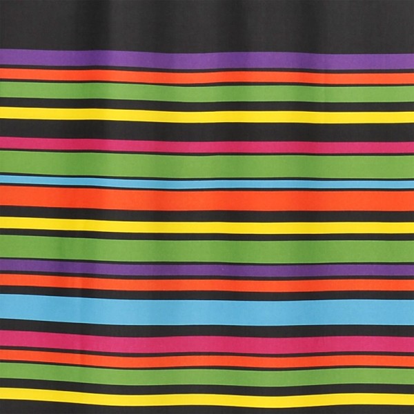 Mette Ditmer Textile Shower Curtain 150x200 Black Multi Stripes