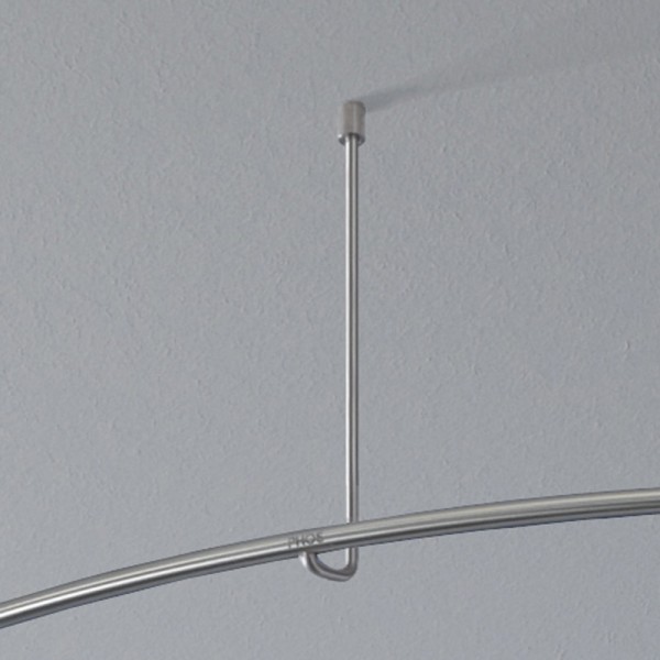 Custom Made to Measure Shower Curtain Rod - Stainless Steel