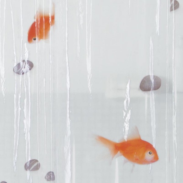 PVC Shower Curtain Spirella 180x200 Goldfish