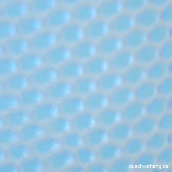 Plastic Shower Curtain 180x180 Orbule Blue Pearl