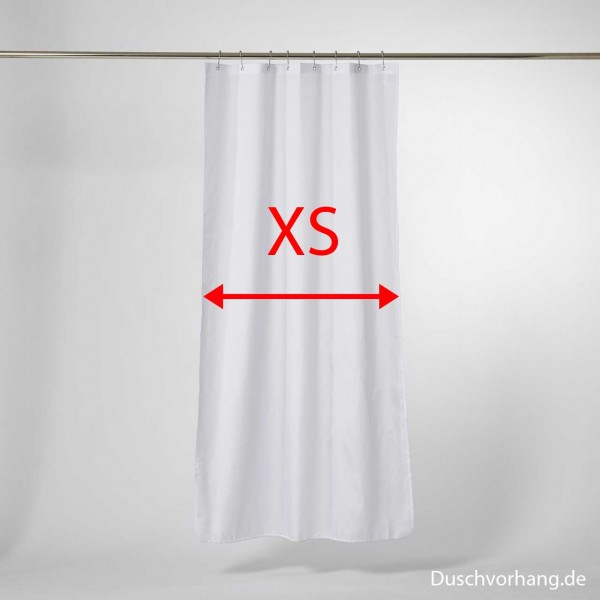 XS Textil Duschvorhang Duschnische sehr schmal